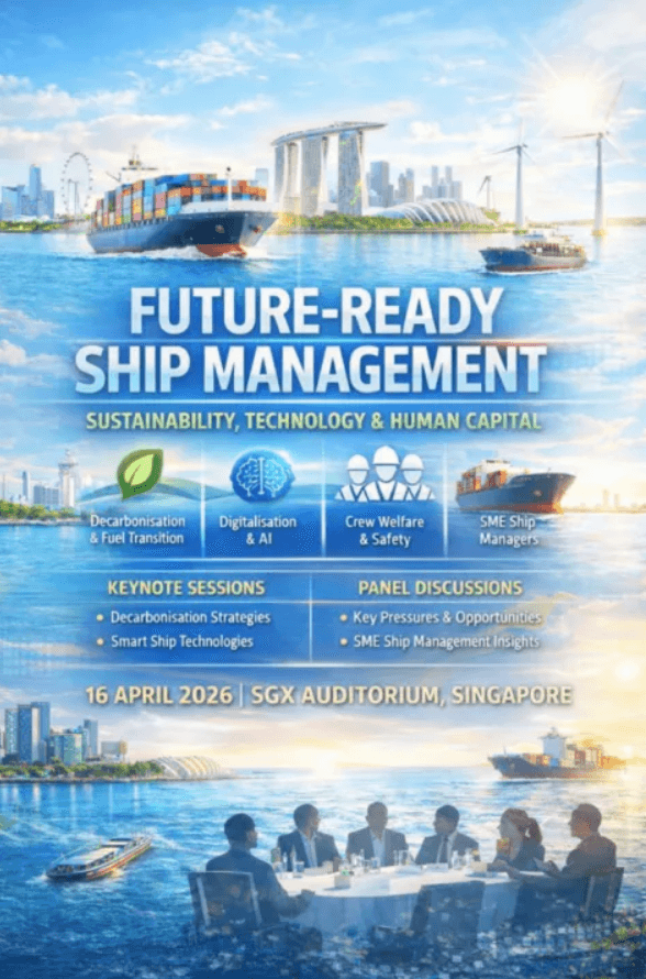 热度再续:2026年国际船管论坛将于新加坡隆重举行